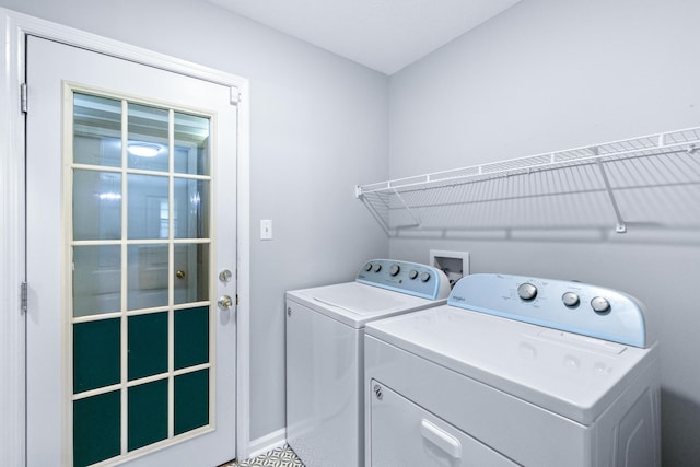 82 Andrew Rd, Ringgold, GA 30736 - washroom featuring independent washer and dryer
