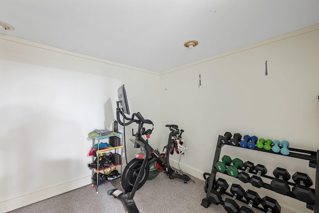 1209 Highland Dr, Chattanooga, TN 37405 - exercise room featuring baseboards