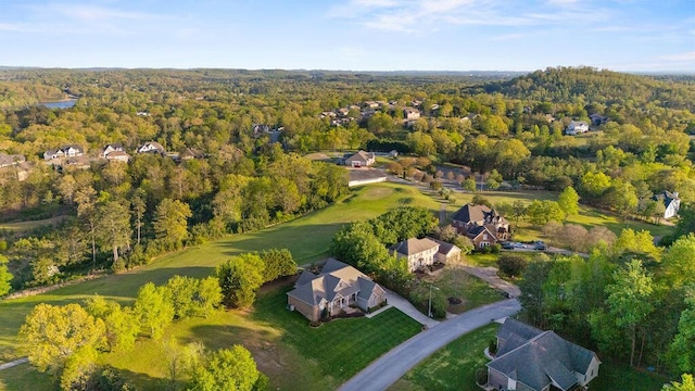 7111 River Run Dr, Chattanooga, TN 37416 - aerial view featuring a wooded view