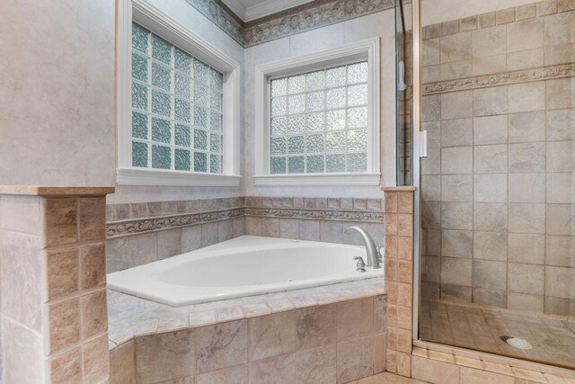 7111 River Run Dr, Chattanooga, TN 37416 - bathroom with a shower stall and a bath