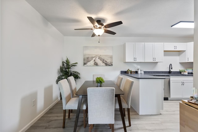 900 Mountain Creek Rd # R311, Chattanooga, TN 37405 - dining room with ceiling fan and light wood-type flooring