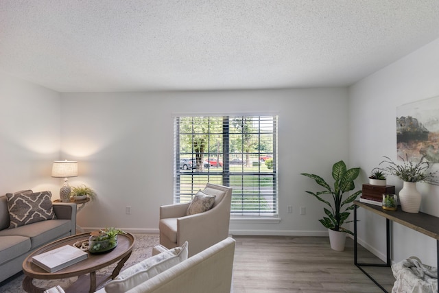 900 Mountain Creek Rd # R311, Chattanooga, TN 37405 - living area featuring healthy amount of natural light, a textured ceiling, and wood finished floors