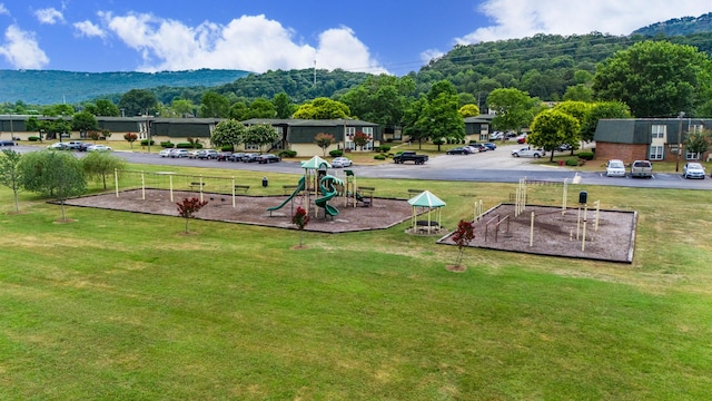 900 Mountain Creek Rd # R311, Chattanooga, TN 37405 - view of community featuring a lawn, uncovered parking, and a mountain view