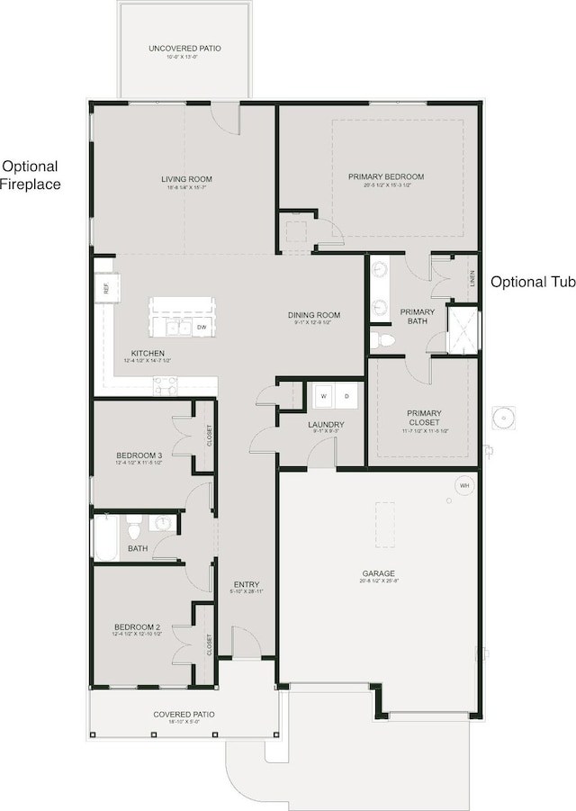 92 Lemonade St, Chattanooga, TN 37421 - view of property floor plan