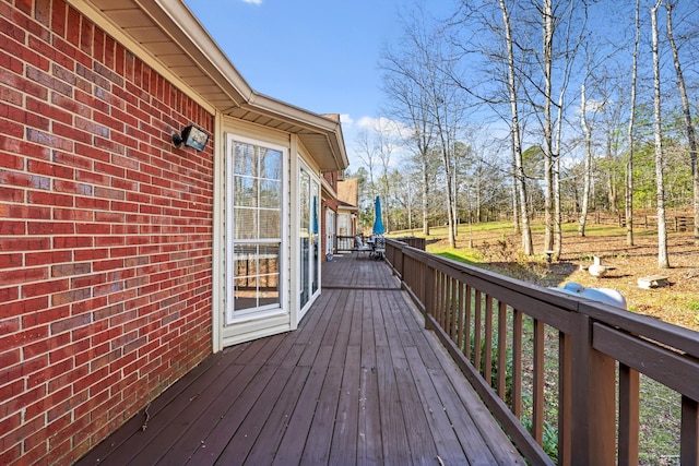 view of deck