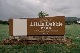 community / neighborhood sign with a yard