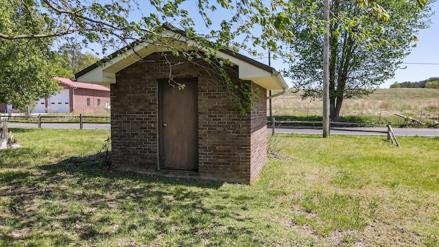 view of outdoor structure