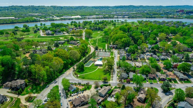 915 Barton Ave, Chattanooga, TN 37405 - aerial view featuring a water view and a residential view