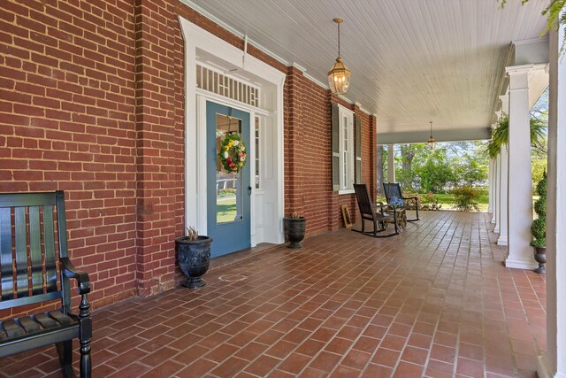 302 S Main St, Lafayette, GA 30728 - view of patio / terrace featuring covered porch