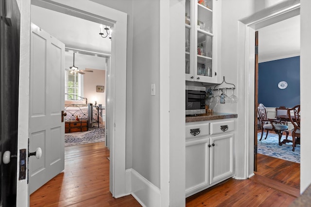 302 S Main St, Lafayette, GA 30728 - corridor with dark wood-style flooring