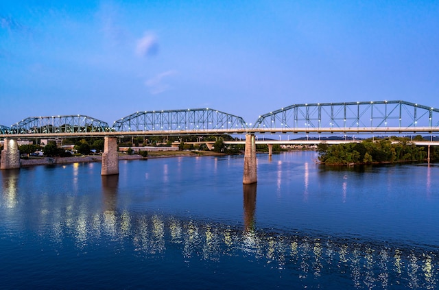 200 Manufacturers Rd Apt 727, Chattanooga, TN 37405 - water view featuring a notable bridge