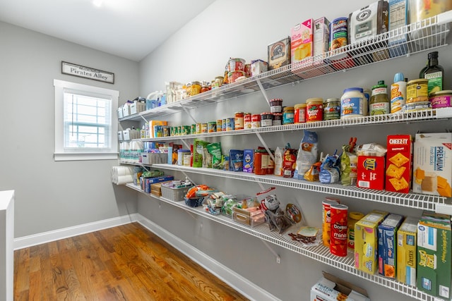 view of pantry