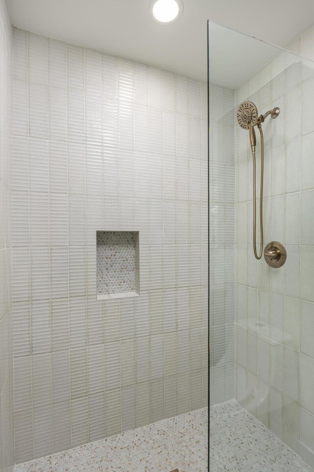 bathroom featuring a walk in shower