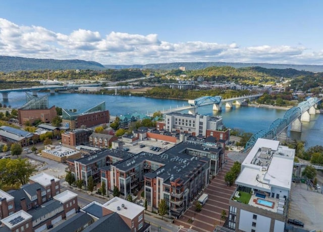 129 Walnut St Unit 322, Chattanooga, TN 37403 - aerial view of a notable bridge and a large body of water