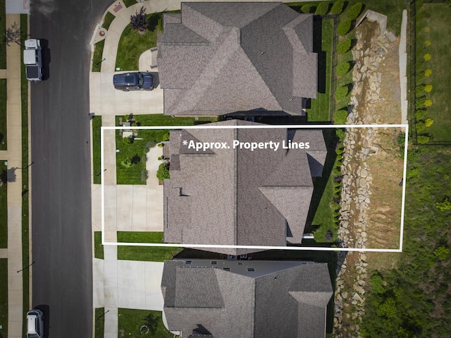 view of property location featuring property parcel outlined