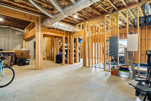 9876 Trestle Cir, Ooltewah, TN 37363 - below grade area featuring electric panel