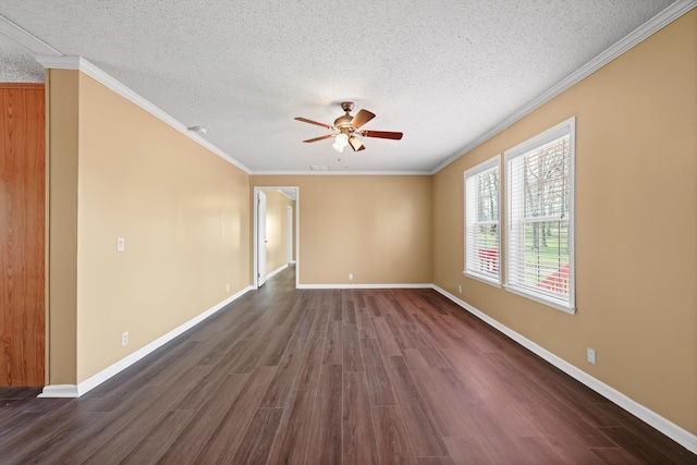 325 Pocket Rd, Whitwell, TN 37397 - empty room featuring a ceiling fan, dark wood-style floors, and a textured ceiling