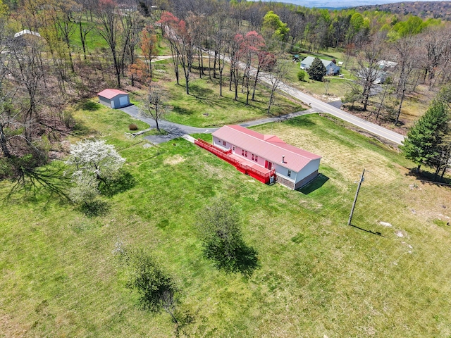 325 Pocket Rd, Whitwell, TN 37397 - birds eye view of property with a wooded view