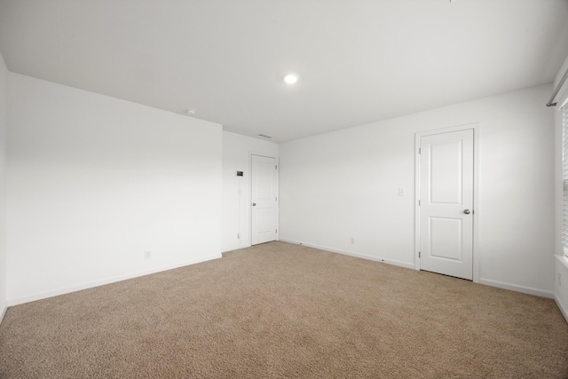 127 Huntley Meadows Dr, Rossville, GA 30741 - spare room with light colored carpet, baseboards, and recessed lighting