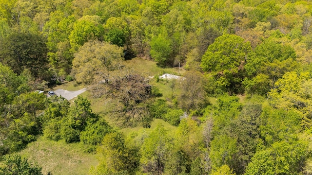 401 Laymons Rd, Hixson, TN 37343 - aerial view with a wooded view