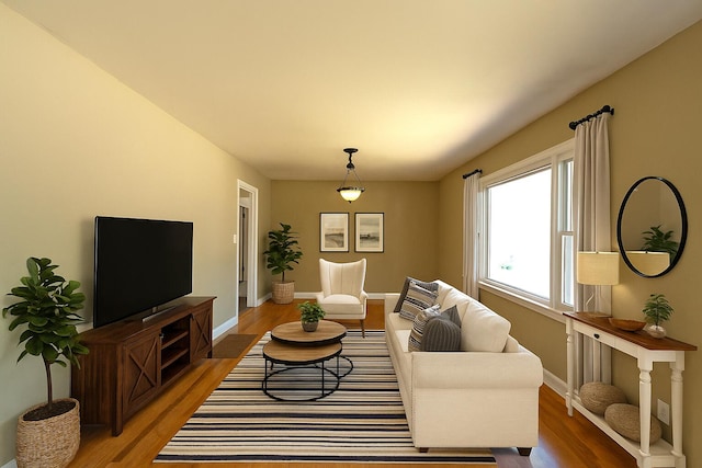 5410 Sunny Dell Ln, Chattanooga, TN 37412 - living room featuring light wood-type flooring