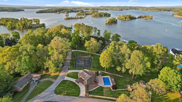 6500 Waconda Point Rd, Harrison, TN 37341 - bird's eye view featuring a water view