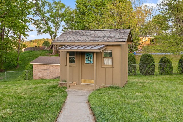 6500 Waconda Point Rd, Harrison, TN 37341 - view of shed featuring a fenced backyard