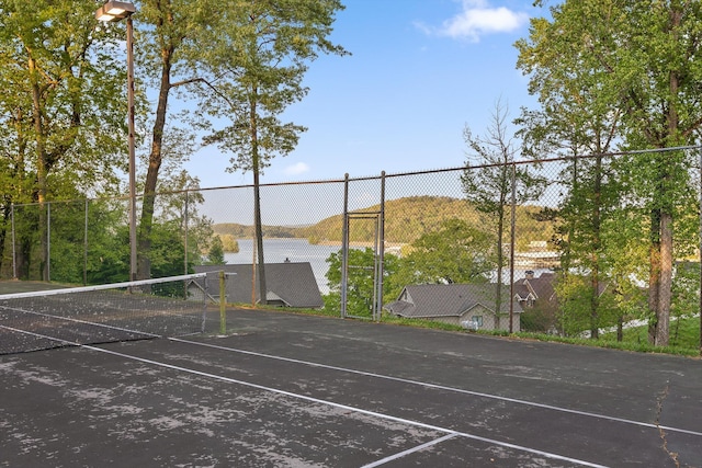 6500 Waconda Point Rd, Harrison, TN 37341 - exterior space with fence and a tennis court