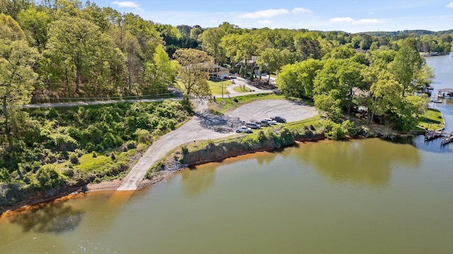 6500 Waconda Point Rd, Harrison, TN 37341 - drone / aerial view featuring a forest view and a water view