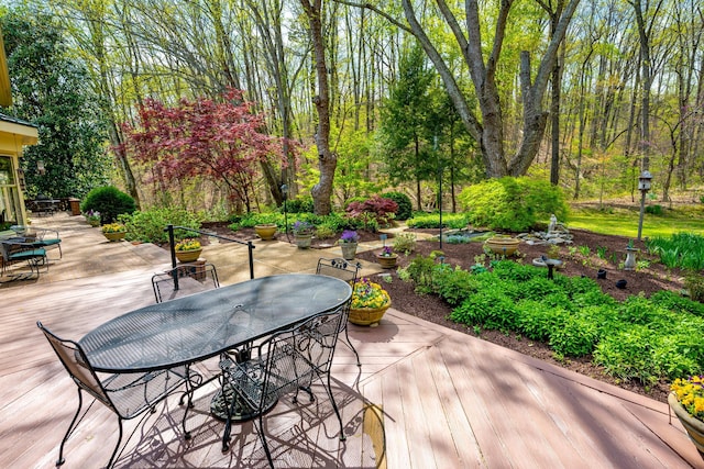 view of patio / terrace with outdoor dining space