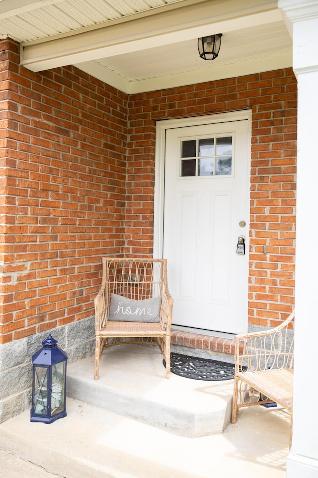 7845 Legacy Park Ct, Chattanooga, TN 37421 - entrance to property with brick siding and a porch