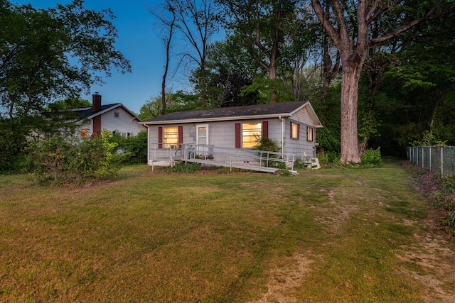 3300 Redding Rd, Chattanooga, TN 37415 - single story home featuring a front lawn and fence