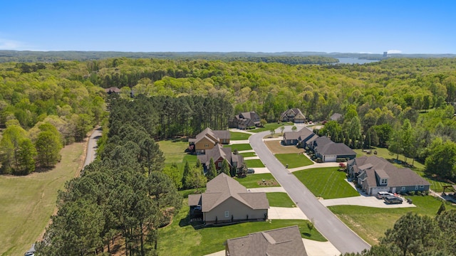 12237 Wildlife Pl, Soddy Daisy, TN 37379 - aerial view with a forest view and a residential view
