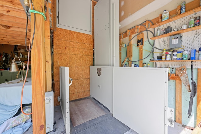 798 Deerfield Ln, Sugar Valley, GA 30746 - interior space featuring unfinished concrete flooring
