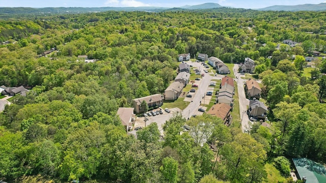 aerial view with a view of trees