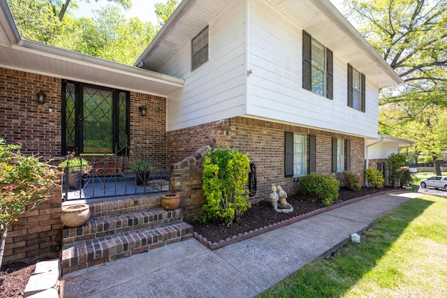 4802 Woodland Cir, Hixson, TN 37343 - view of side of property with brick siding