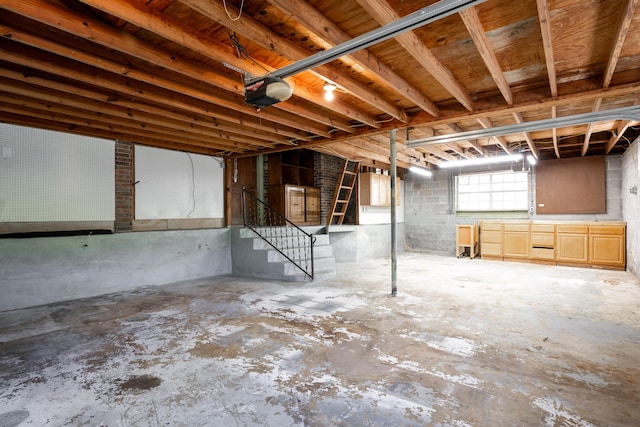 4802 Woodland Cir, Hixson, TN 37343 - basement with stairs