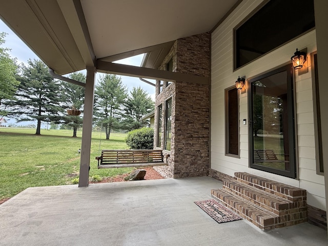 view of patio