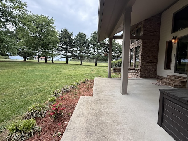 exterior space with a patio