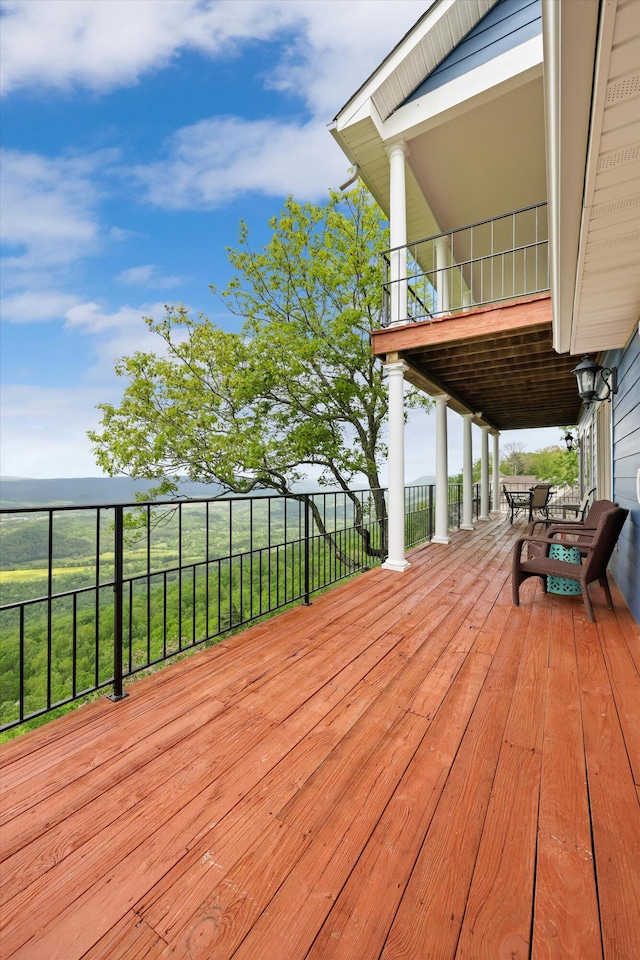 view of deck