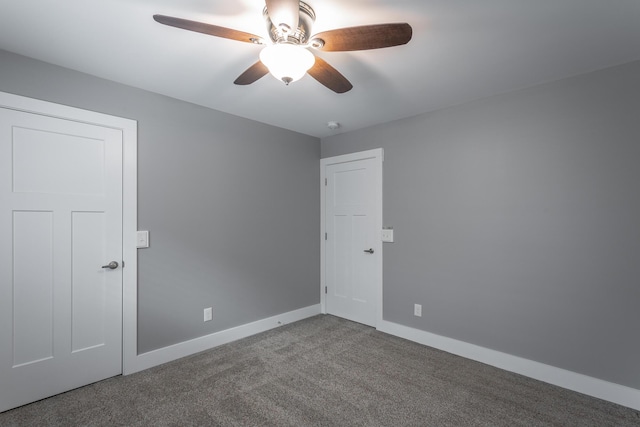 229 Courtland Crest Dr SW, Cleveland, TN 37311 - unfurnished room with carpet floors, a ceiling fan, and baseboards