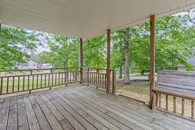 view of deck