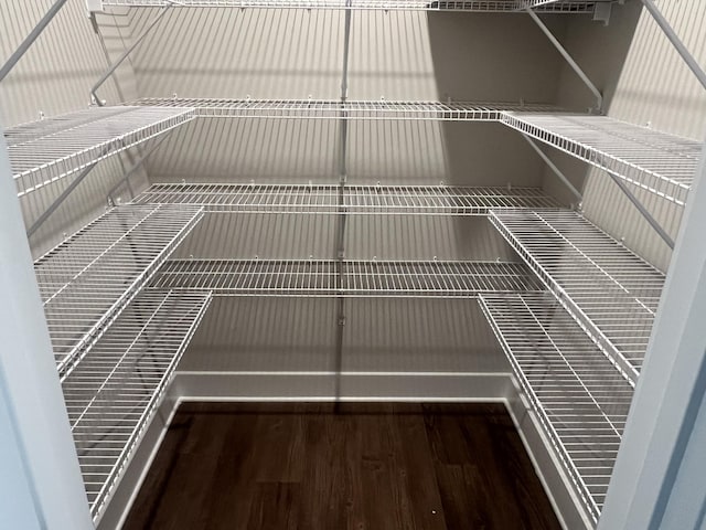 view of storage area