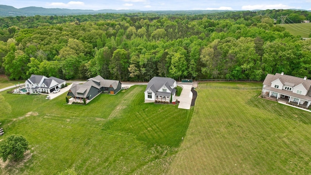 7407 Pond Vw, Harrison, TN 37341 - birds eye view of property featuring a wooded view