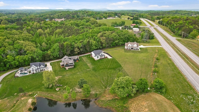 7407 Pond Vw, Harrison, TN 37341 - aerial view with a view of trees and a water view