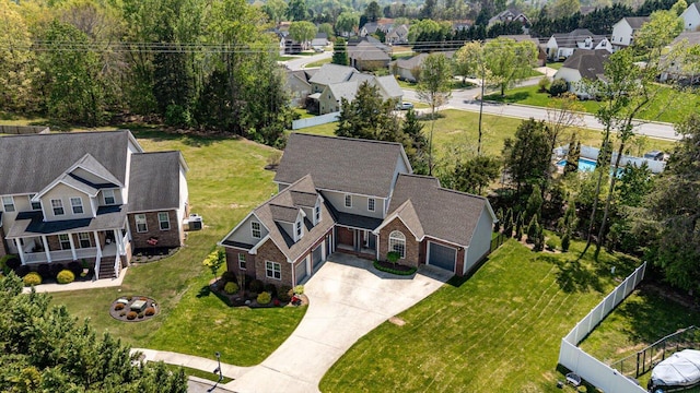 3874 Sweet Bay Ln, Apison, TN 37302 - aerial view with a residential view