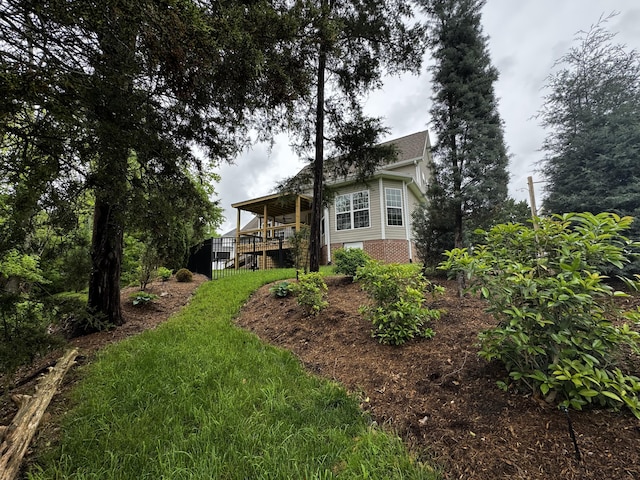 3874 Sweet Bay Ln, Apison, TN 37302 - rear view of house with a deck