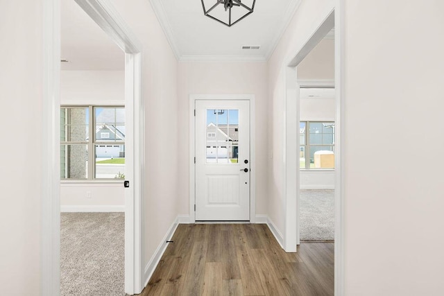 370 Winchester Dr Unit 70, Rossville, GA 30741 - entryway with wood finished floors and ornamental molding