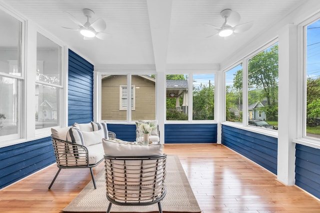 5107 Beulah Ave, Chattanooga, TN 37409 - sunroom featuring ceiling fan