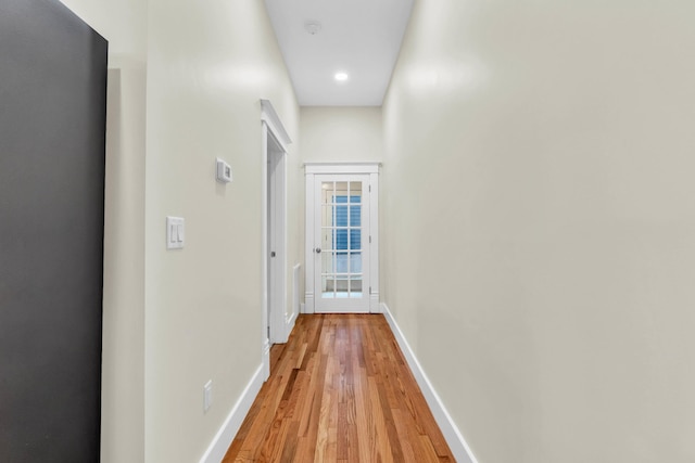 5107 Beulah Ave, Chattanooga, TN 37409 - corridor with recessed lighting, light wood-style flooring, and baseboards